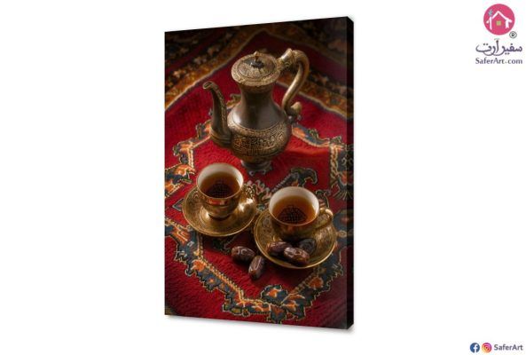 لوحات - قهوة عربي SA30392 تابلوهات مودرن احمر - نبيتى صور فوتوغرافية غرفة الطعام - المطبخ